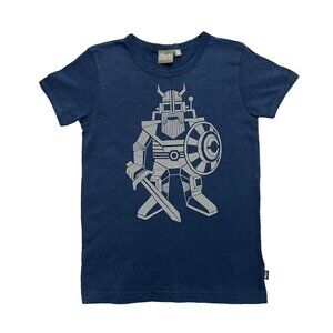 Danefae Organics Sz 5 Blue Viking Tee Shirt